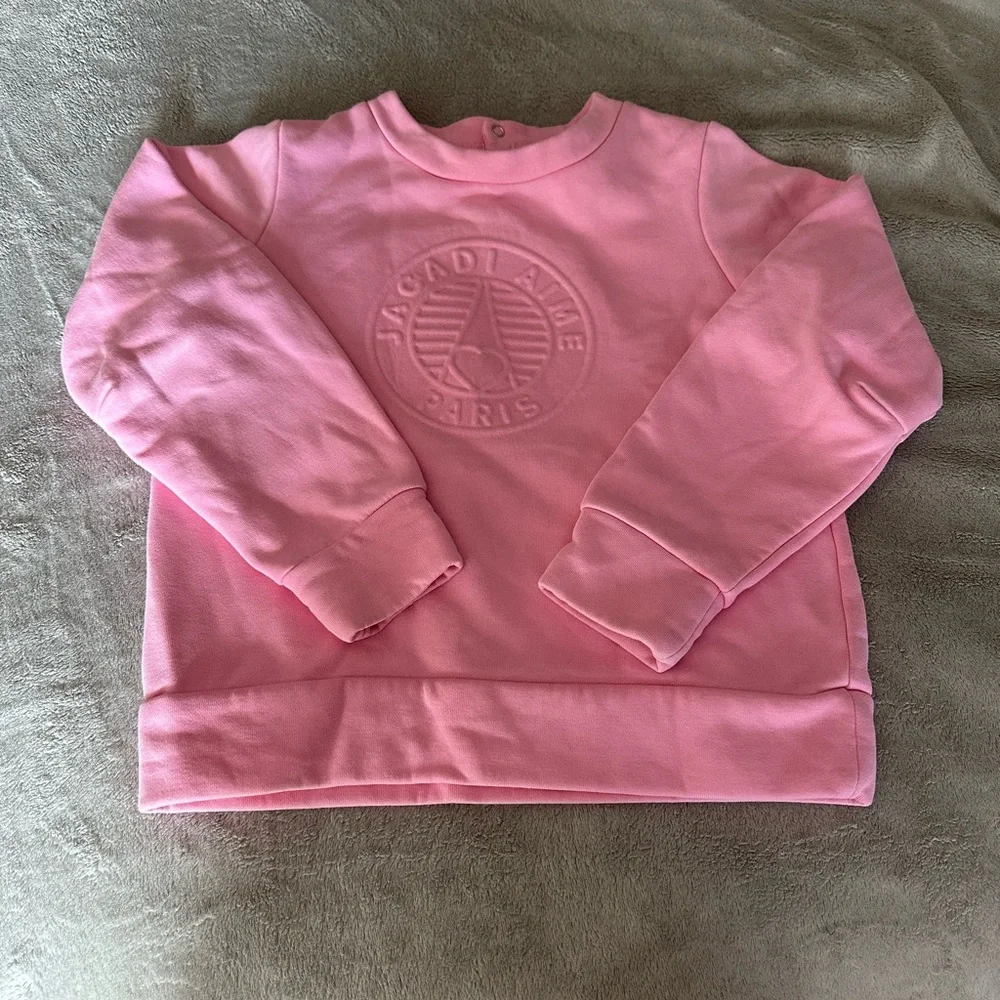 Jacadi Pink Textured Sweatshirt